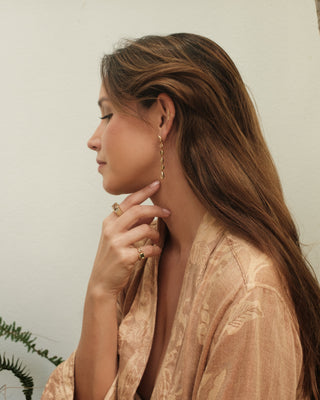 Father Sun Earth Mother Earrings