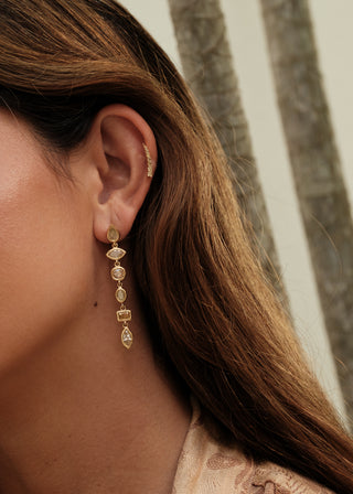 Father Sun Earth Mother Earrings