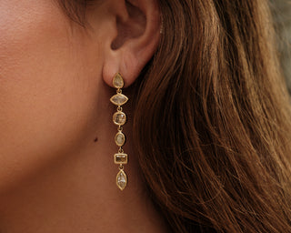 Father Sun Earth Mother Earrings