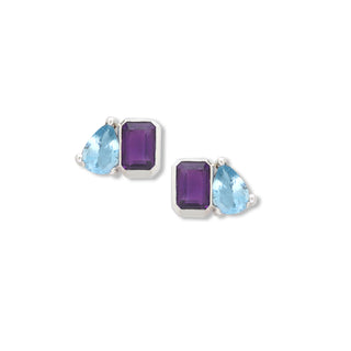 Saint Germain Earrings featuring Aquamarine