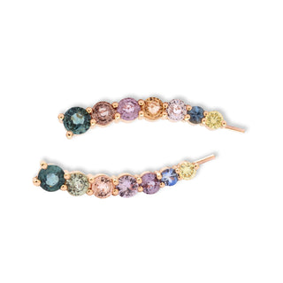 7 Sisters Sapphire Ear-Climber