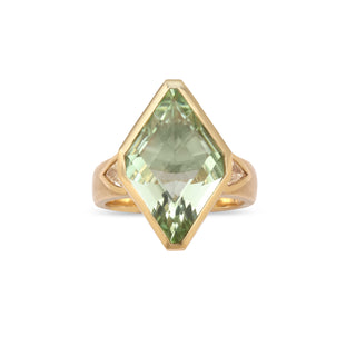 Tranquility Ring- 6.67 CT Green Tourmaline
