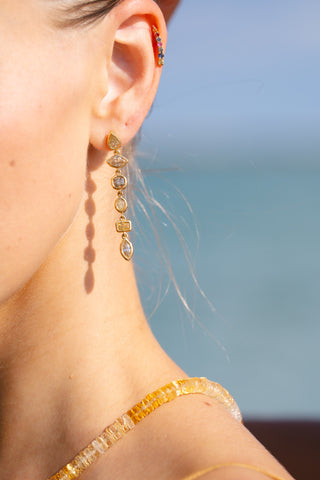 Father Sun Earth Mother Earrings