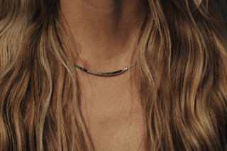 Grandiderite Mermaid Freedom Beaded Necklace 14KYG