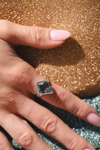 Tranquility Ring Balance- Featuring Aquamarine