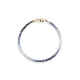 Abundance Sapphire Beaded Bracelet in 14K Gold