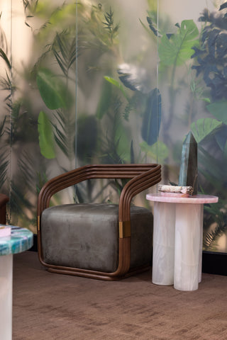 Love & Tranquility Table — Rose Quartz and White Onyx