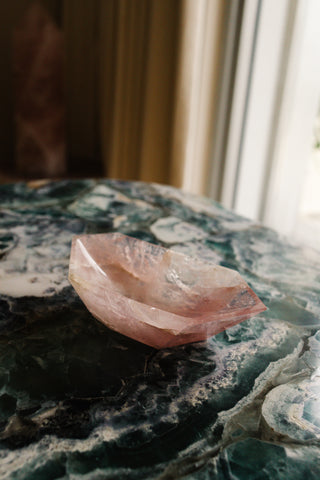 Ritual bowl rose quartz (medium size 0.510kg)