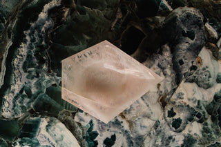 Rose Quartz Ritual Crystal Cleansing Bowl- 6 inches